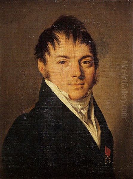 Portrait De Louis-marie-francois Baron Leduc Beau-frere De Louis-leopold Boilly - view 1