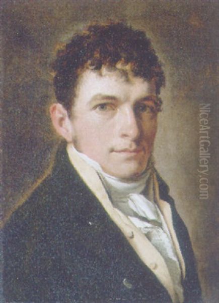 Portrait Of A Gentleman (arnauld Delessert?) In A Black Coat - view 1