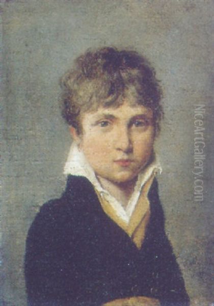 Portrait Of A Young Man In A Black Jacket - view 1