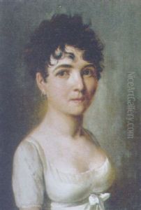 Portrait Of A Lady In A White Dress