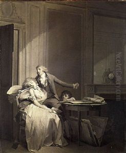 La Lettre Or L'evanouissement by Louis Leopold Boilly