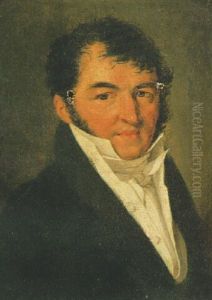 Portrait Of A Gentleman, Bust-length, Wearing A Black Coat