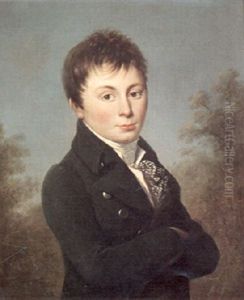 A Portrait Of A Young Man, With A Green Coat