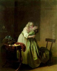 Les Deux Soeurs (les Deux Amies) by Louis Leopold Boilly