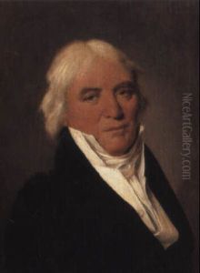 Portrait Of A Gentleman Wearing A Brown Coat And White Waistcoat