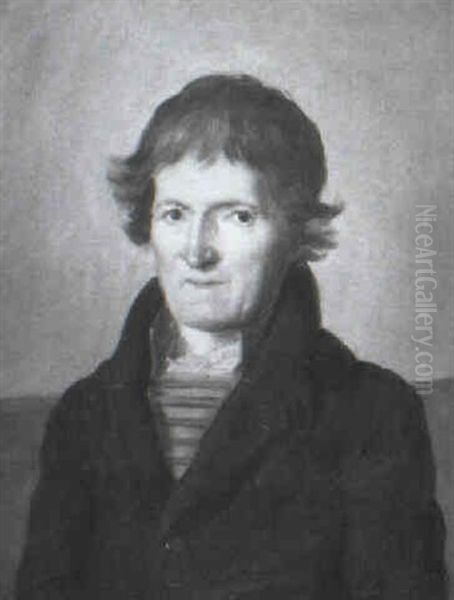 Portrait Of A Gentleman Wearing A Green Jacket And Striped Yellow Shirt - view 1