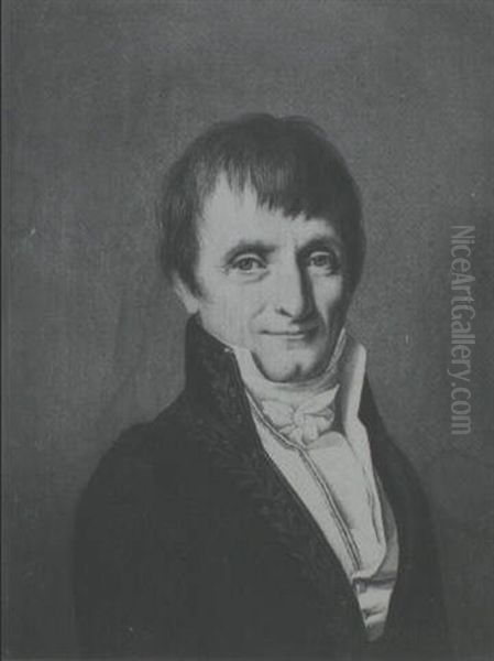 Portrait D'un Homme, De Buste, Portant Une Cravate Blanche - view 1