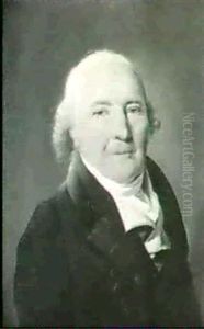 Portrait De Pierre Francois Jean De Cluzel, Marquis De Montpipeau by Louis Leopold Boilly