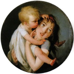 A Mother And Child by Louis Leopold Boilly