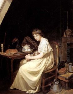 La Paresseuse by Louis Leopold Boilly