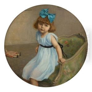 La Jeune Fille A La Poupee by Camille Boiry