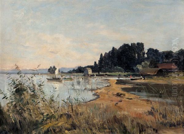 Bords Du Lac De Neuchatel, A Colombier - view 1