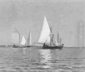 Fischerboote Vor Der Afrikanischen Kuste Fischerboote Vor Der Afrikanischen Kuste