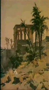 Vue Du Temple De Philae, Et Le Kiosque De Trajan