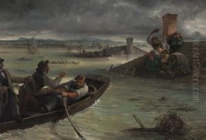 Flood Of The Mississippi by Alfred W. Boisseau