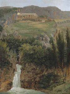 Vue D"un Monastere Benedictin A Subiaco
