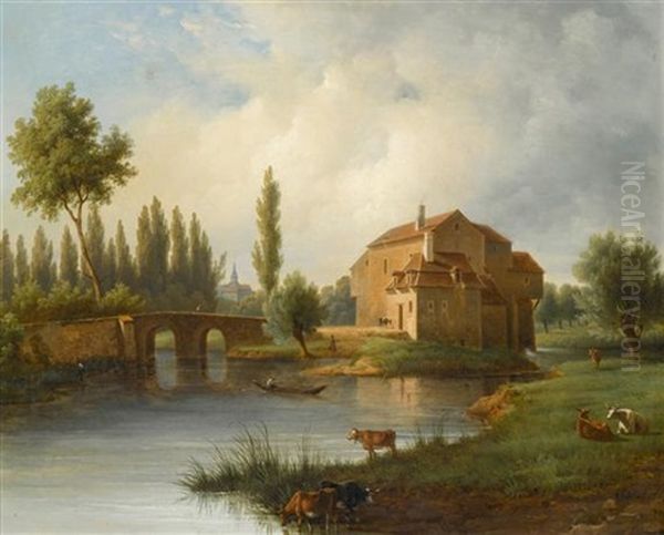 Haus Am Fluss Mit Kuhen - view 1