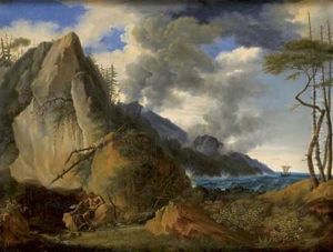 Philoctete Dans L'ile De Lemnos by Antoine-Felix Boisselier