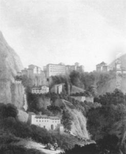 Paysage Des Environs De Rome by Antoine-Felix Boisselier