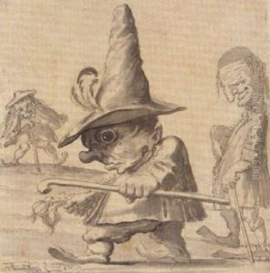 Caricature Of Three Dwarves Caricature Of Three Dwarves
