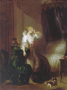 Two Lovers In A Bedchamber