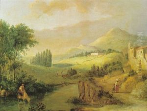 La Rentree Des Foins by Jean-Jacques De Boissieu
