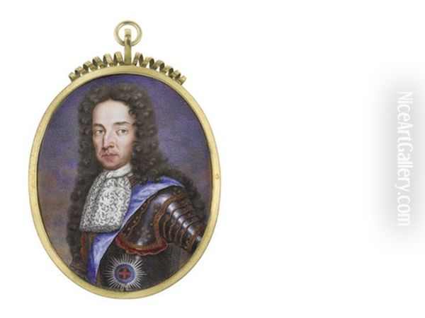 William Iii, Prince Of Orange (1650-1702), King Of England (1689-1702), Wearing Gilt-studded Armour Beneath The Blue Sash And Breast Star Of The Order Of The Garter - view 1