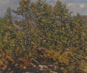 Young Woods At Cernitojo, Tuscany by Edward Darley Boit