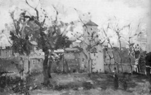 Landscape With Stream by Edward Darley Boit