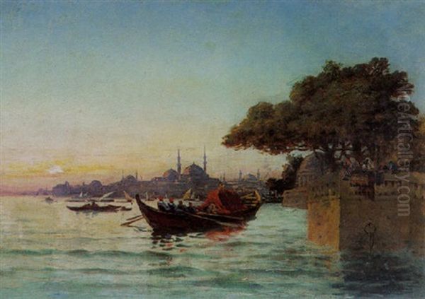 Rowers By The Golden Horn - view 1