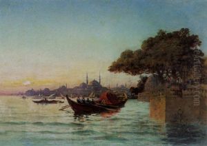 Rowers By The Golden Horn by Emile Boivin