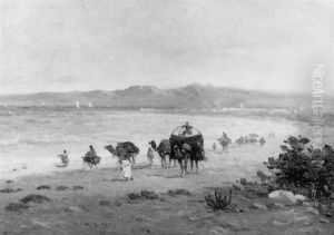 Caravane Sur Le Bord De Mer