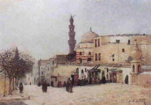 La Mosquee Du Sultan Hassan (le Caire) by Emile Boivin
