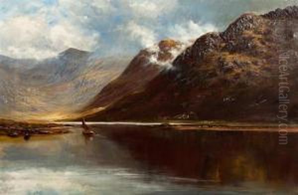 Crossford Sail Boat On A Loch - view 1