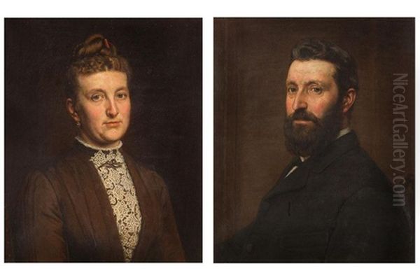 Portrait D'une Dame (+ Portrait D'un Homme; Pair) - view 1