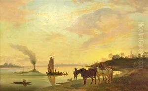 On The Maas, Holland by Marinus Boks