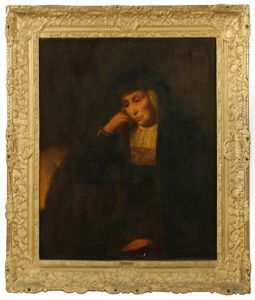 Early 17th C. Dutch School Portrait Of A Patrician Lady