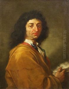 Portrait Of A Composer by Ferdinand Bol