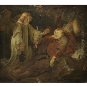 The Angel Appearing To Elijah by Ferdinand Bol
