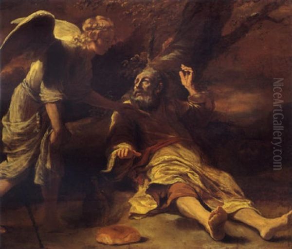 Elijah Fed By An Angel (i Kings 19:5-6) - view 1