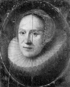 Portrait D'une Jeune Femme A La Collerette