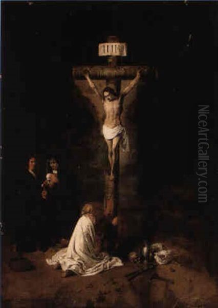 The Magdalen At The Foot Of The Cross With The Madonna And A Donor - view 1