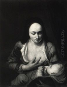A Mother Nursing Her Child by Ferdinand Bol