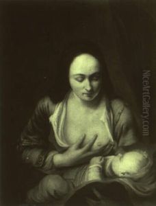 Mother Nursing Her Child by Ferdinand Bol