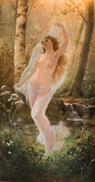 Nude In A Forest Clearing - view 1