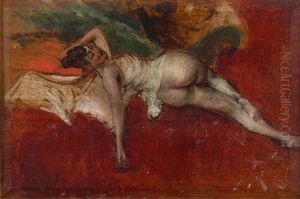 Nu Feminin De Dos by Giovanni Boldini