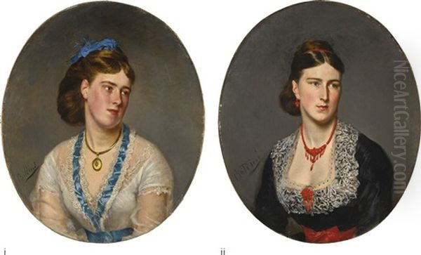 Louisa And Florence Chambres: A Pair - view 1