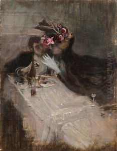 Un Couple Au Restaurant
