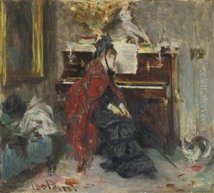Woman At The Piano by Giovanni Boldini