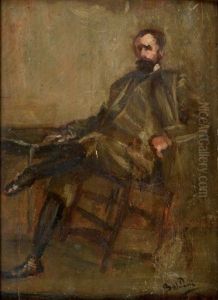 Homme Assis Aux Bottes Noires by Giovanni Boldini